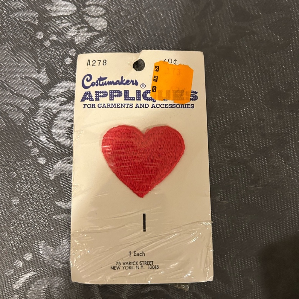 Red Heart Applique Patch